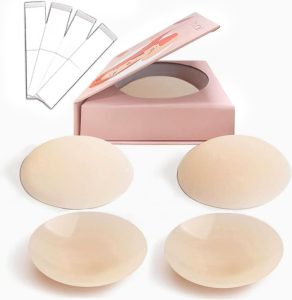 Cakes Body Nipple Cover 2 Pairs – Adhesive Silicone Pasties Nipple Covers Breast Pads – Nipple Covers No Show